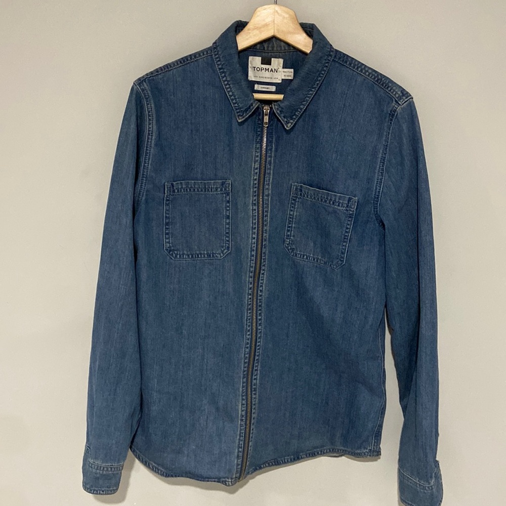 Denim overshirt
